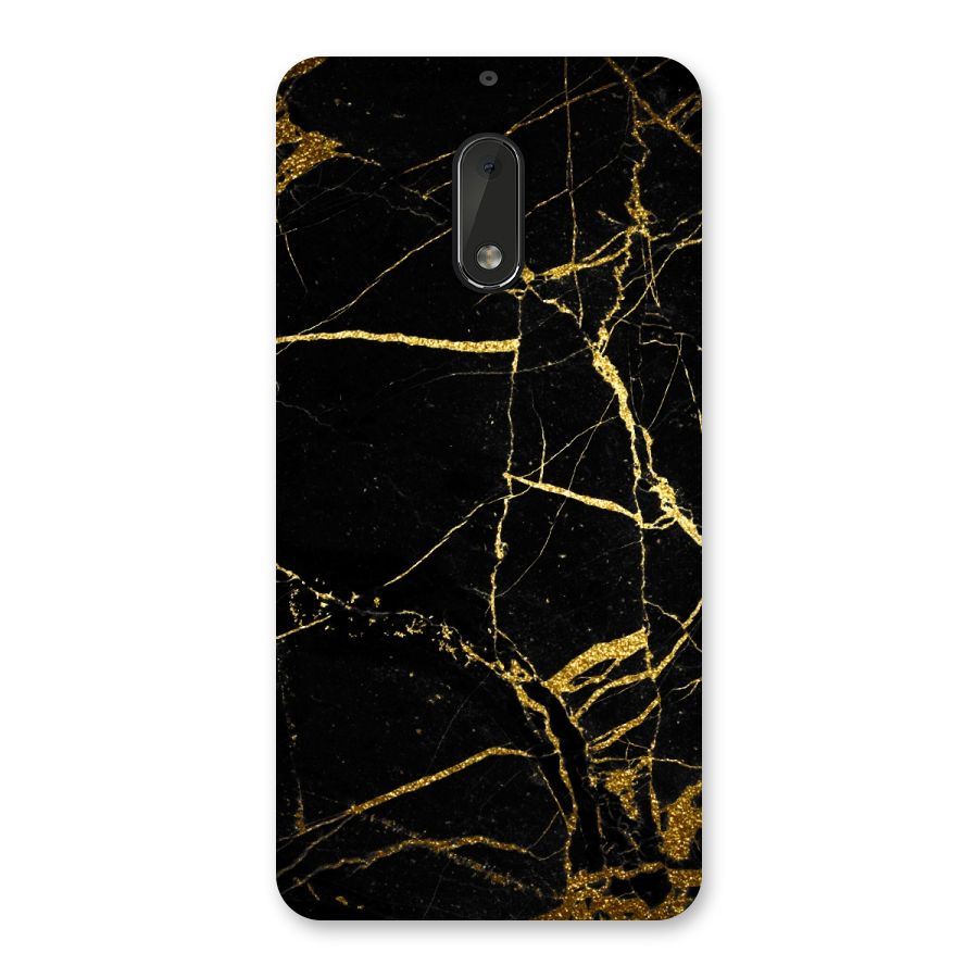 Black And Gold Design Back Case for Nokia 6