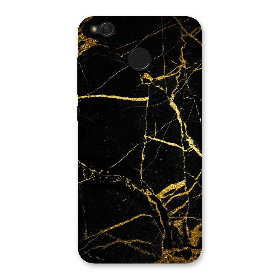 Black And Gold Design Back Case for Redmi 4