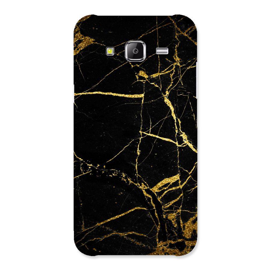 Black And Gold Design Back Case for Samsung Galaxy J2 Prime