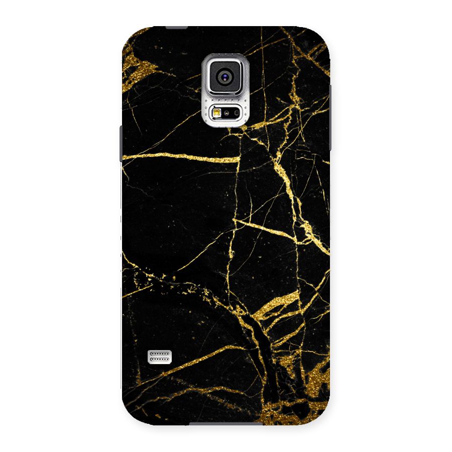 Black And Gold Design Back Case for Samsung Galaxy S5