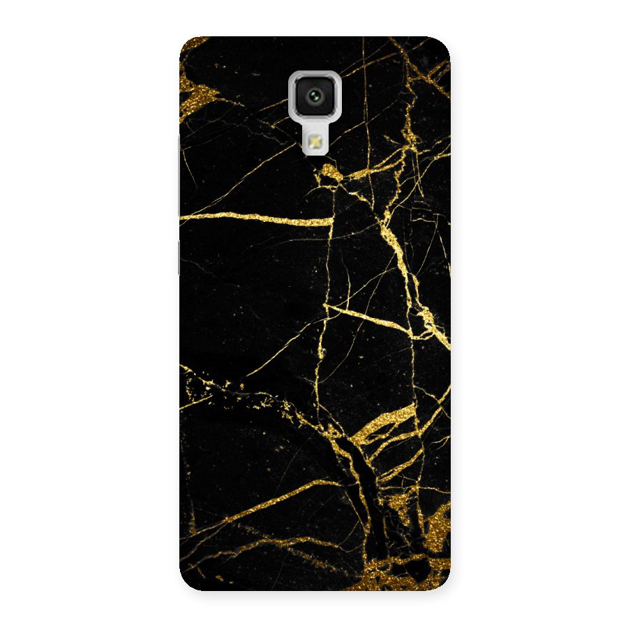 Black And Gold Design Back Case for Xiaomi Mi 4