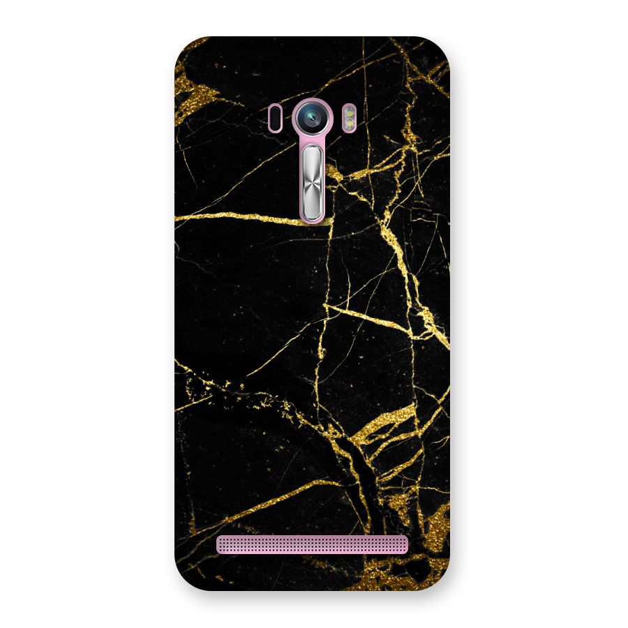 Black And Gold Design Back Case for Zenfone Selfie