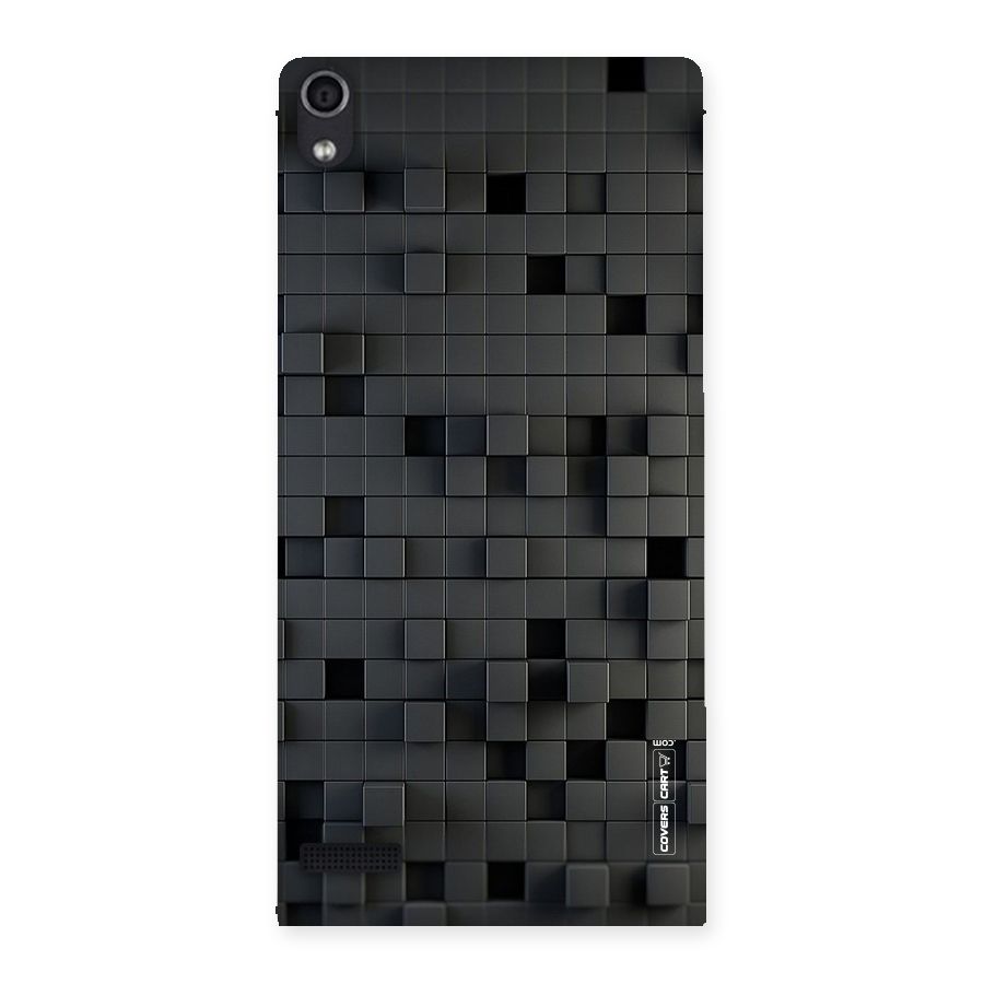 Black Bricks Back Case for Ascend P6