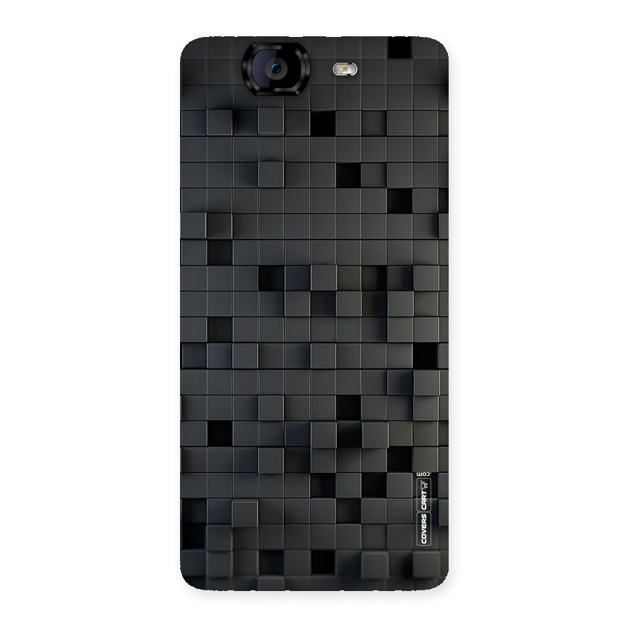 Black Bricks Back Case for Canvas Knight A350