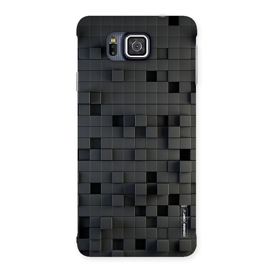 Black Bricks Back Case for Galaxy Alpha