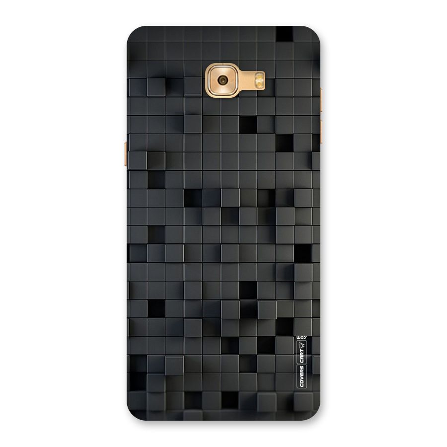 Black Bricks Back Case for Galaxy C9 Pro