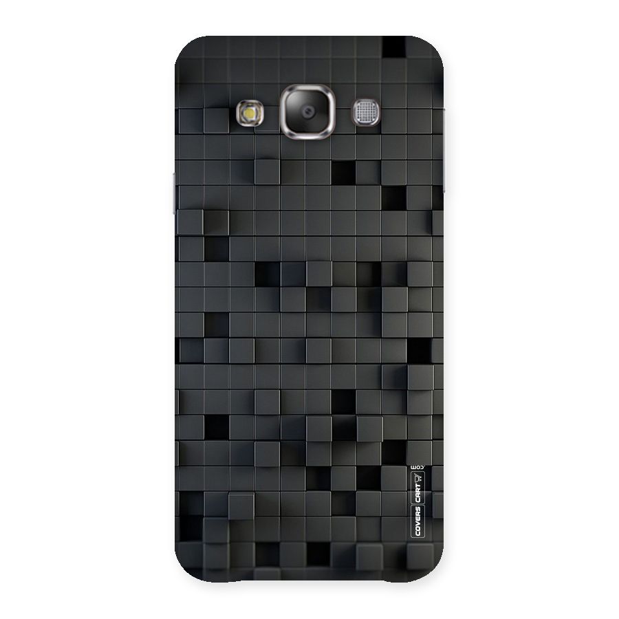Black Bricks Back Case for Galaxy E7