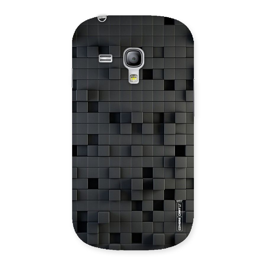 Black Bricks Back Case for Galaxy S3 Mini