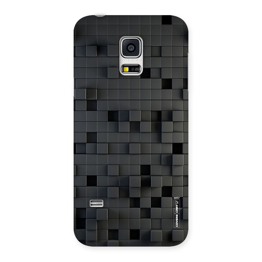 Black Bricks Back Case for Galaxy S5 Mini