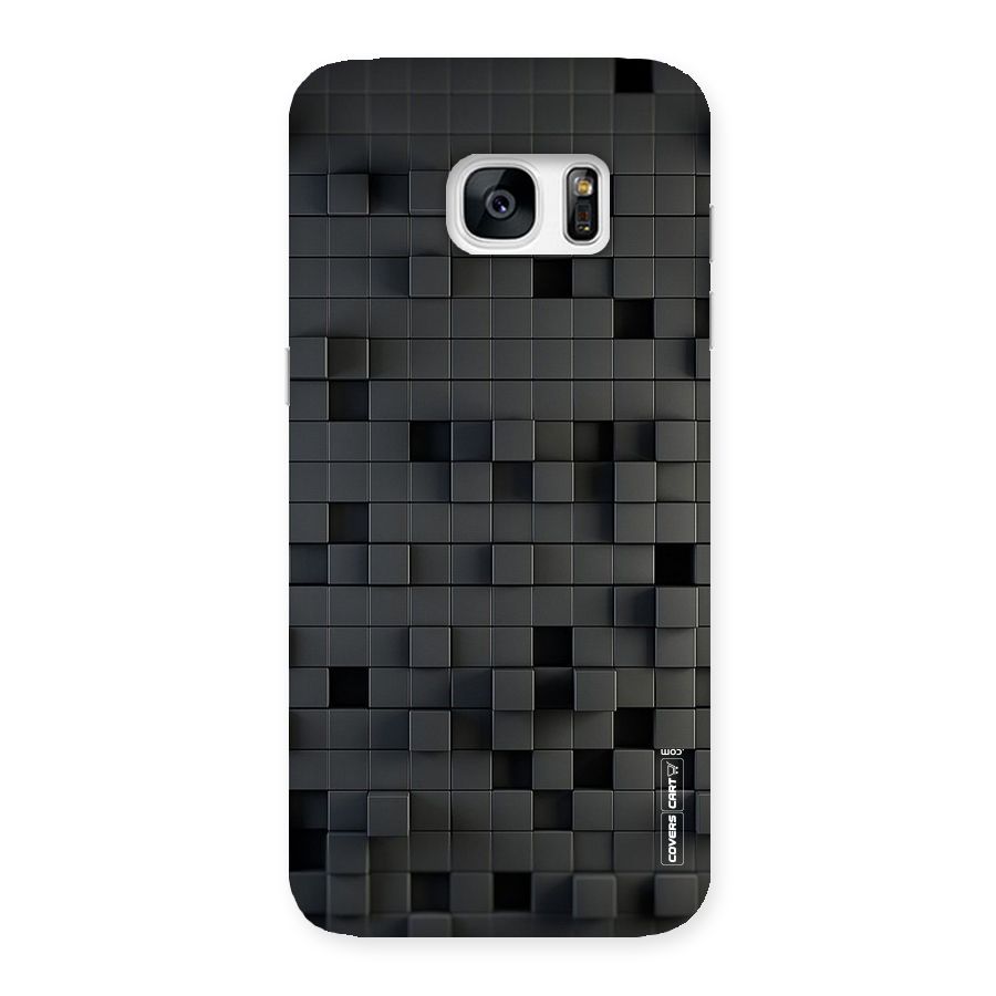 Black Bricks Back Case for Galaxy S7 Edge