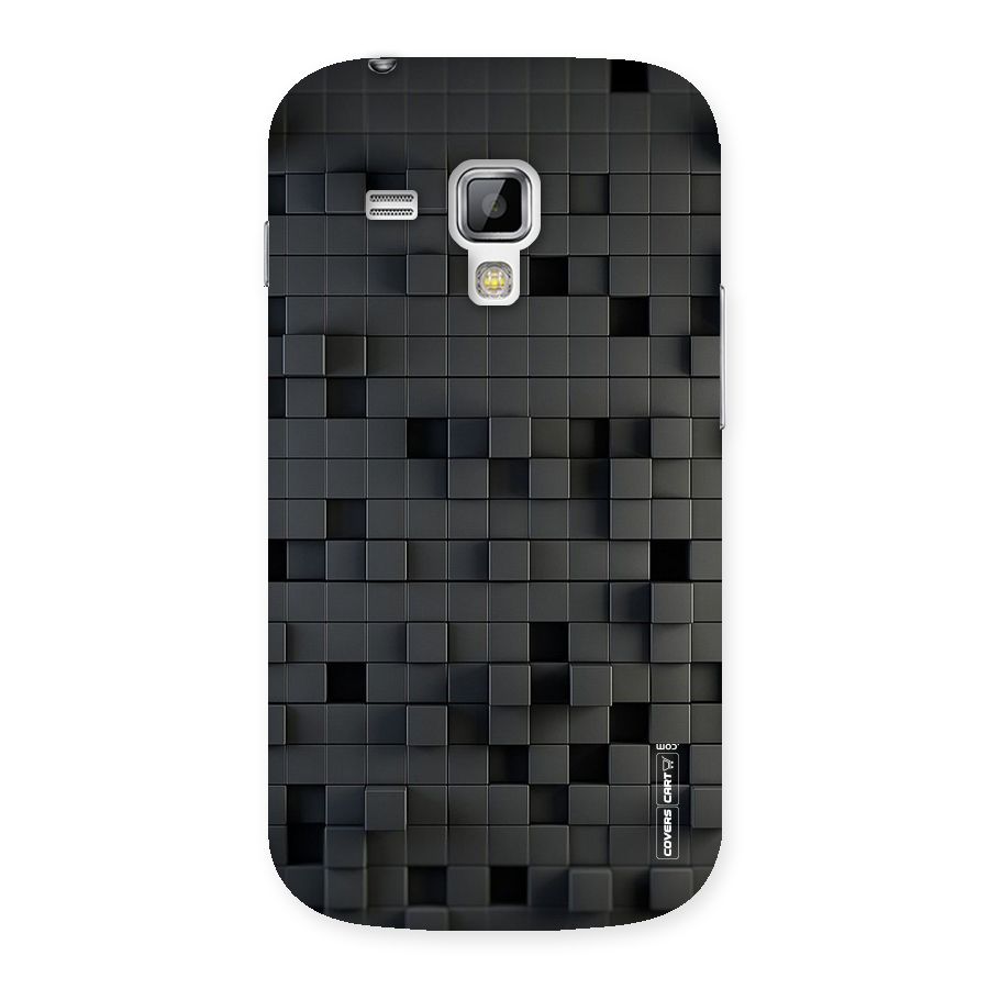 Black Bricks Back Case for Galaxy S Duos