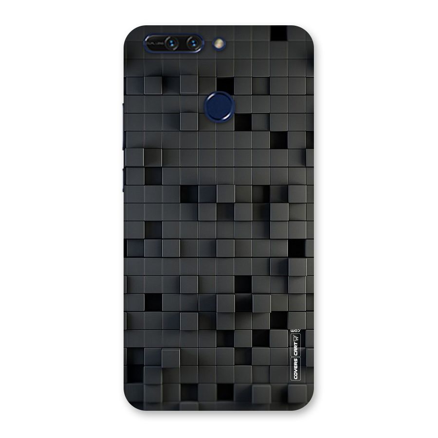 Black Bricks Back Case for Honor 8 Pro