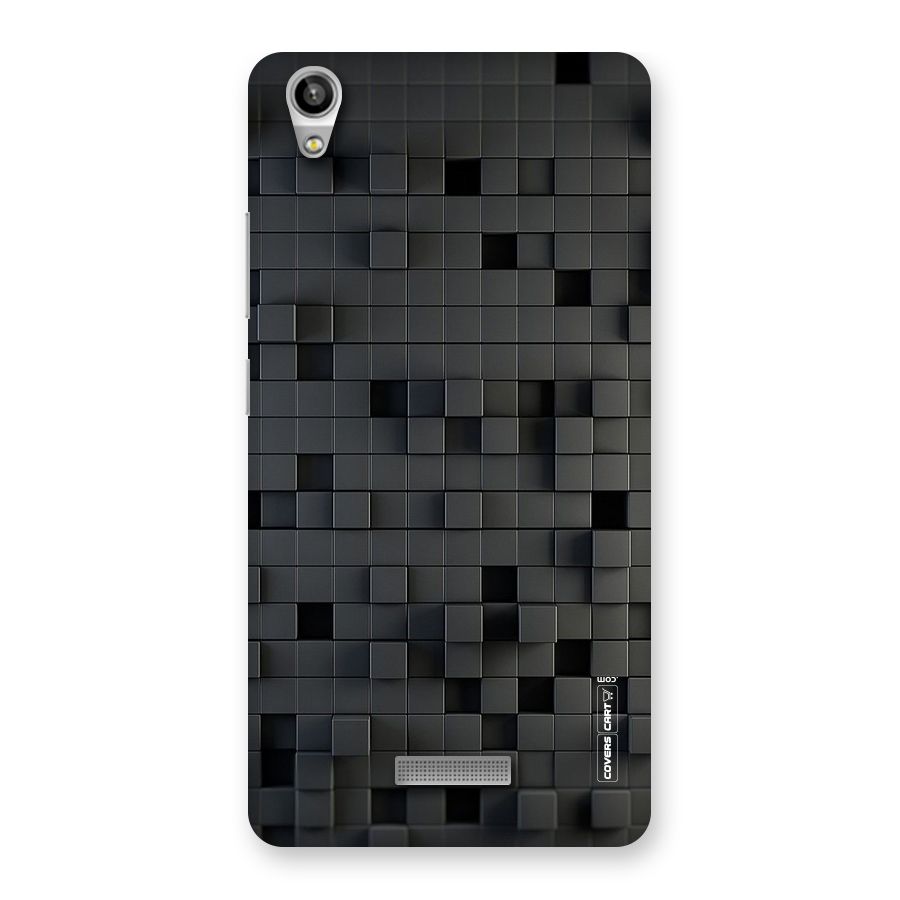 Black Bricks Back Case for Lava-Pixel-V1