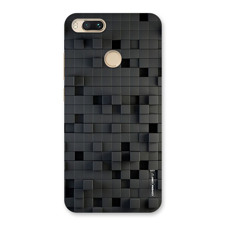 Black Bricks Back Case for Mi A1
