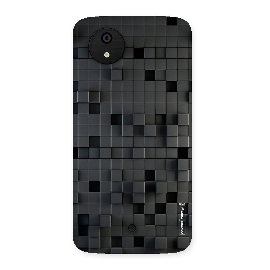 Black Bricks Back Case for Micromax Canvas A1