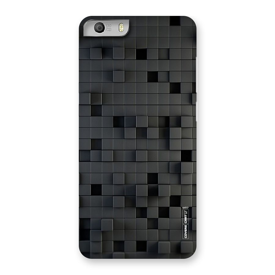 Black Bricks Back Case for Micromax Canvas Knight 2