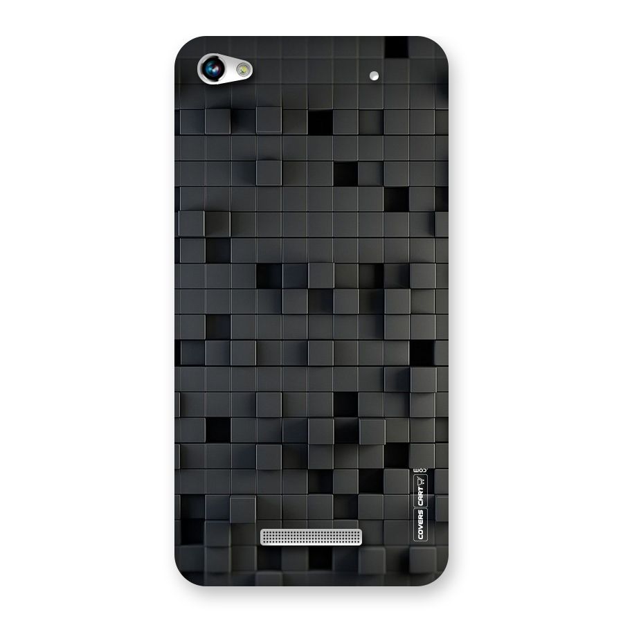 Black Bricks Back Case for Micromax Hue 2