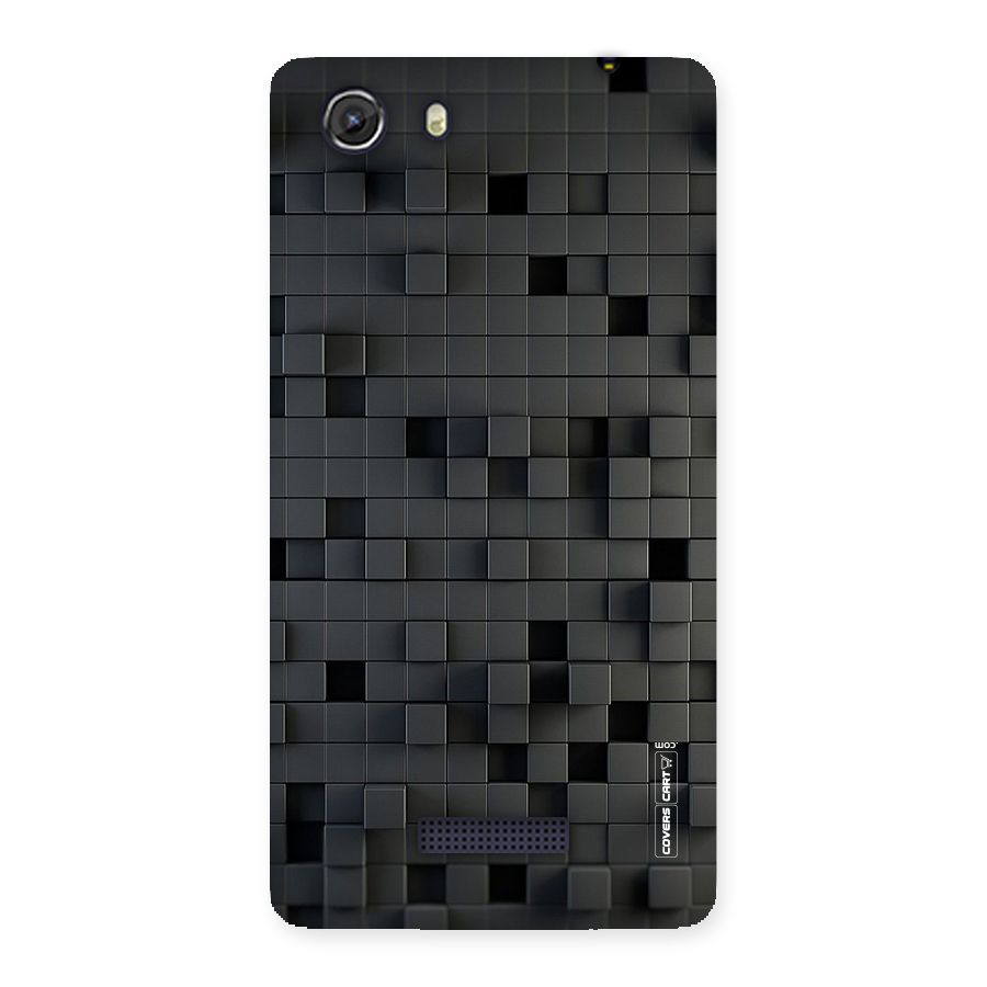 Black Bricks Back Case for Micromax Unite 3