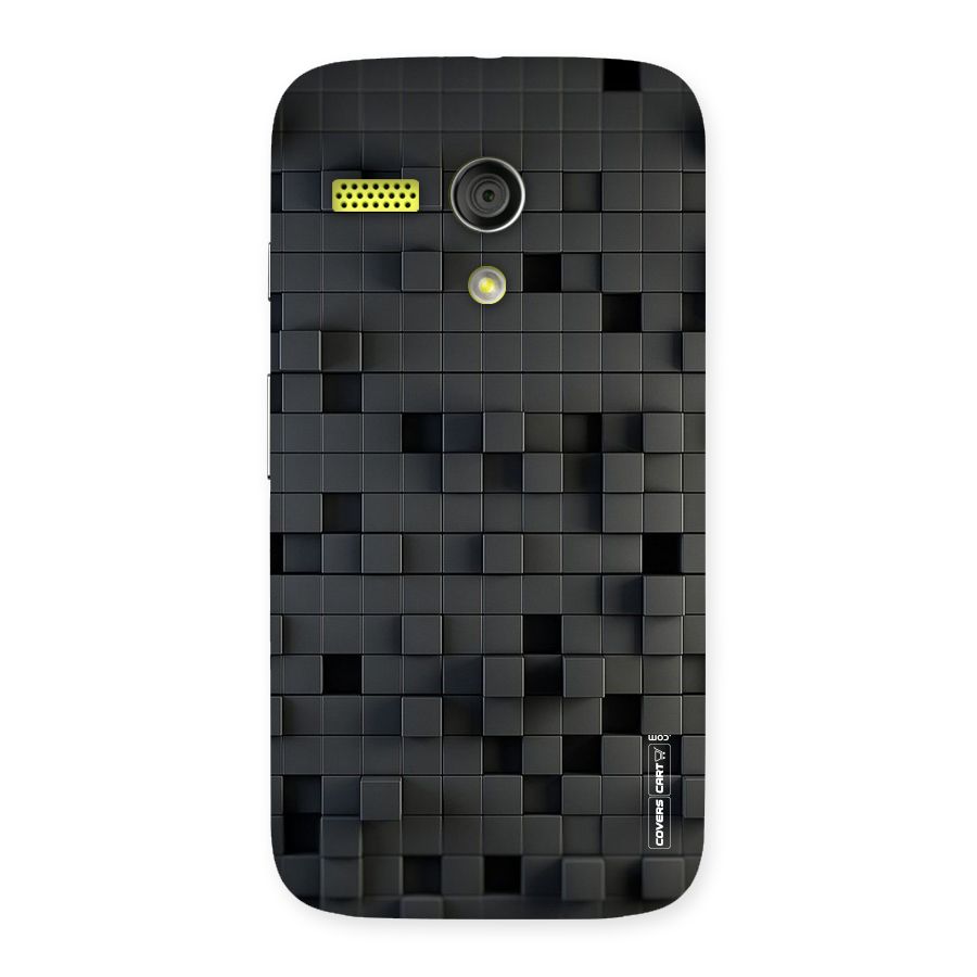 Black Bricks Back Case for Moto G