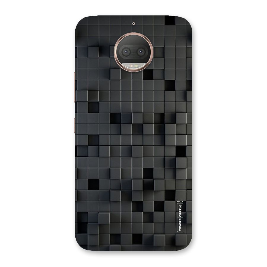 Black Bricks Back Case for Moto G5s Plus