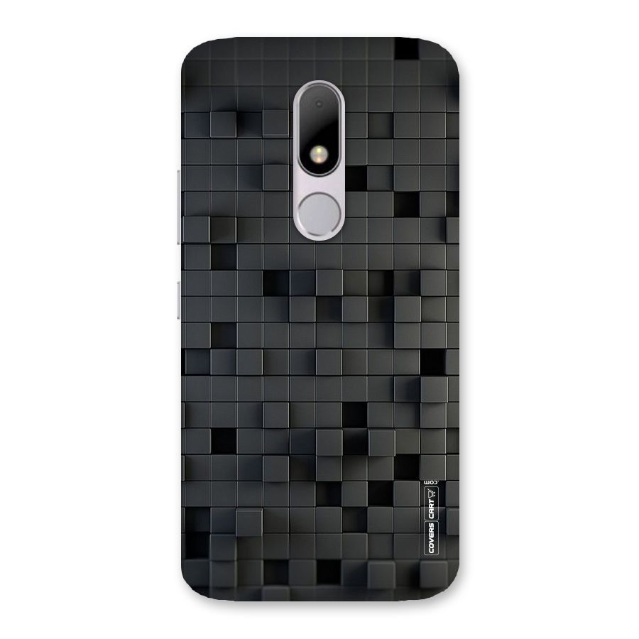Black Bricks Back Case for Moto M