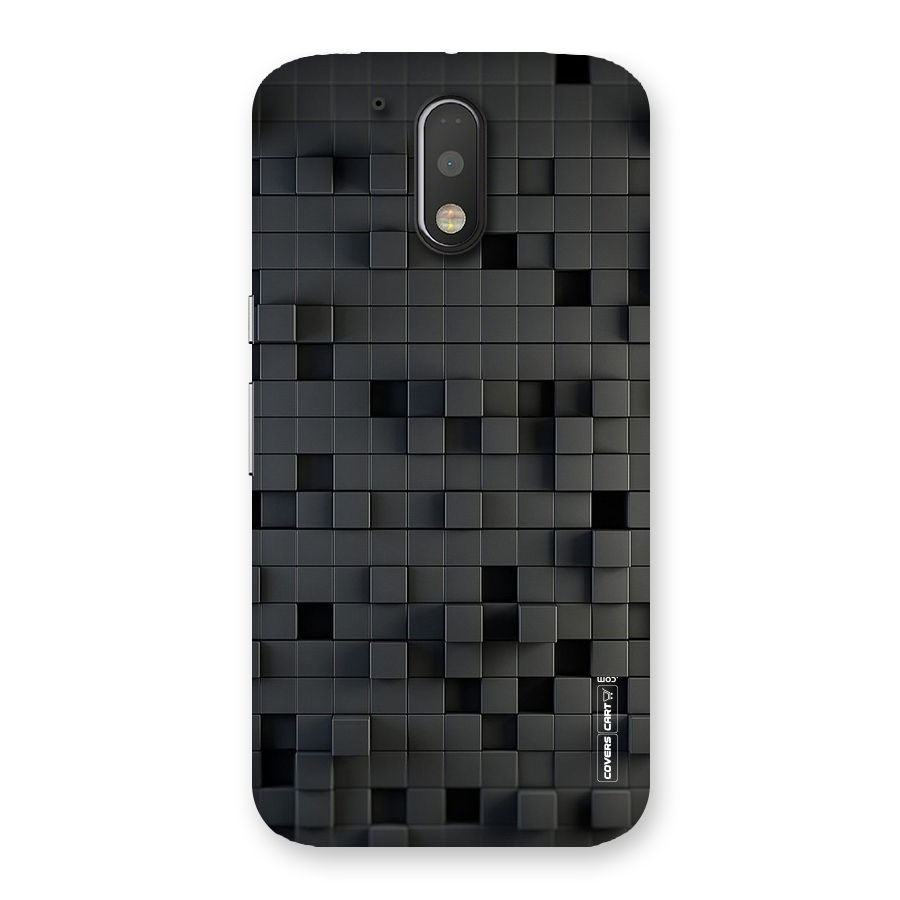 Black Bricks Back Case for Motorola Moto G4