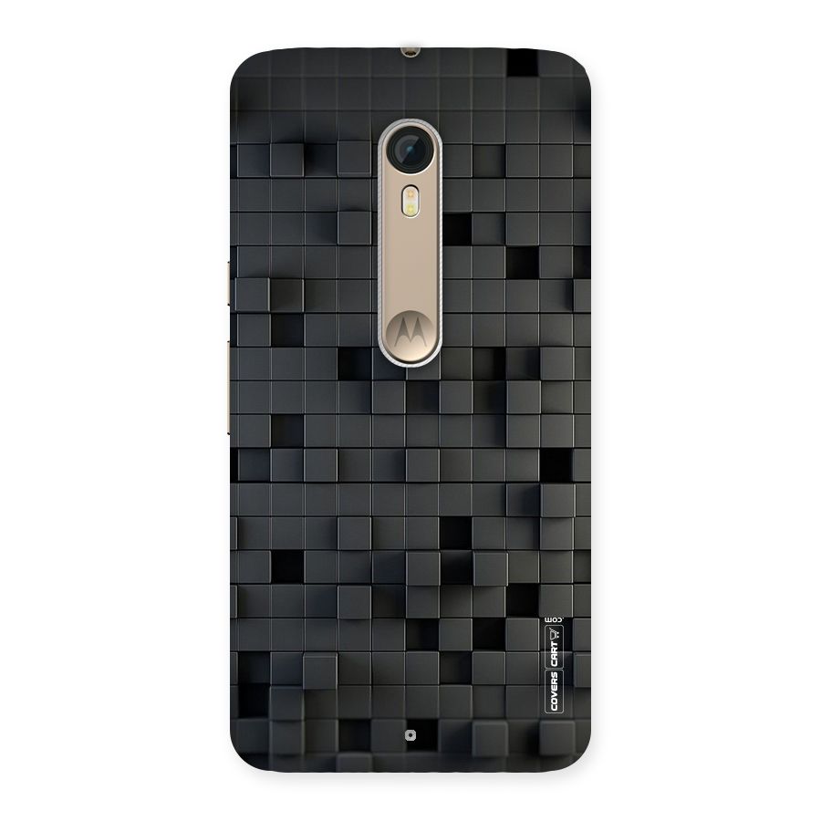 Black Bricks Back Case for Motorola Moto X Style