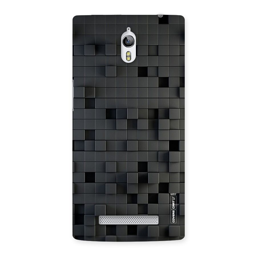 Black Bricks Back Case for Oppo Find 7