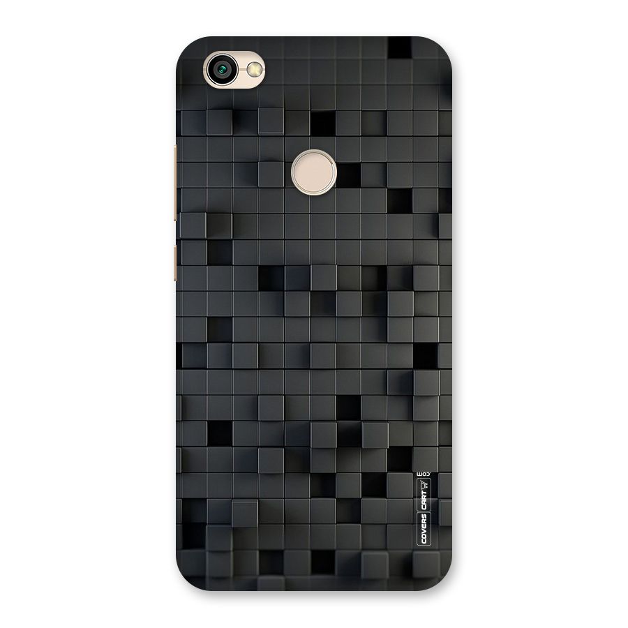 Black Bricks Back Case for Redmi Y1 2017