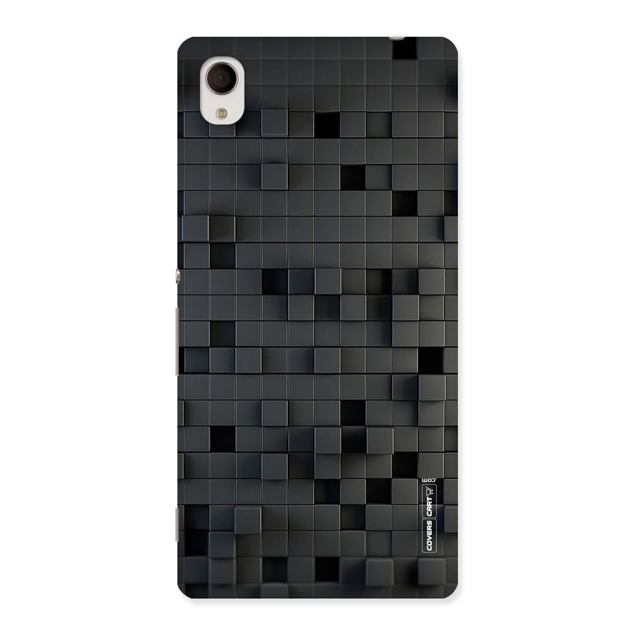 Black Bricks Back Case for Sony Xperia M4
