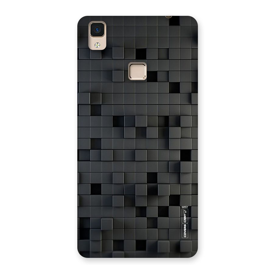 Black Bricks Back Case for V3 Max