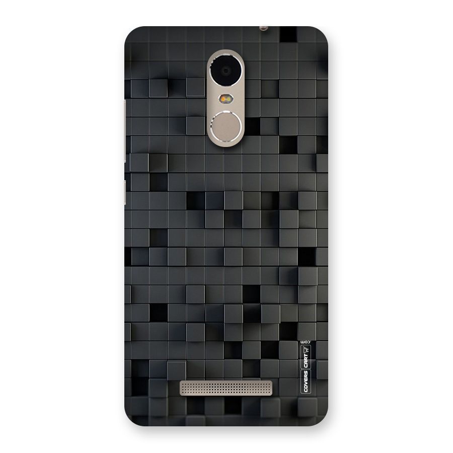 Black Bricks Back Case for Xiaomi Redmi Note 3