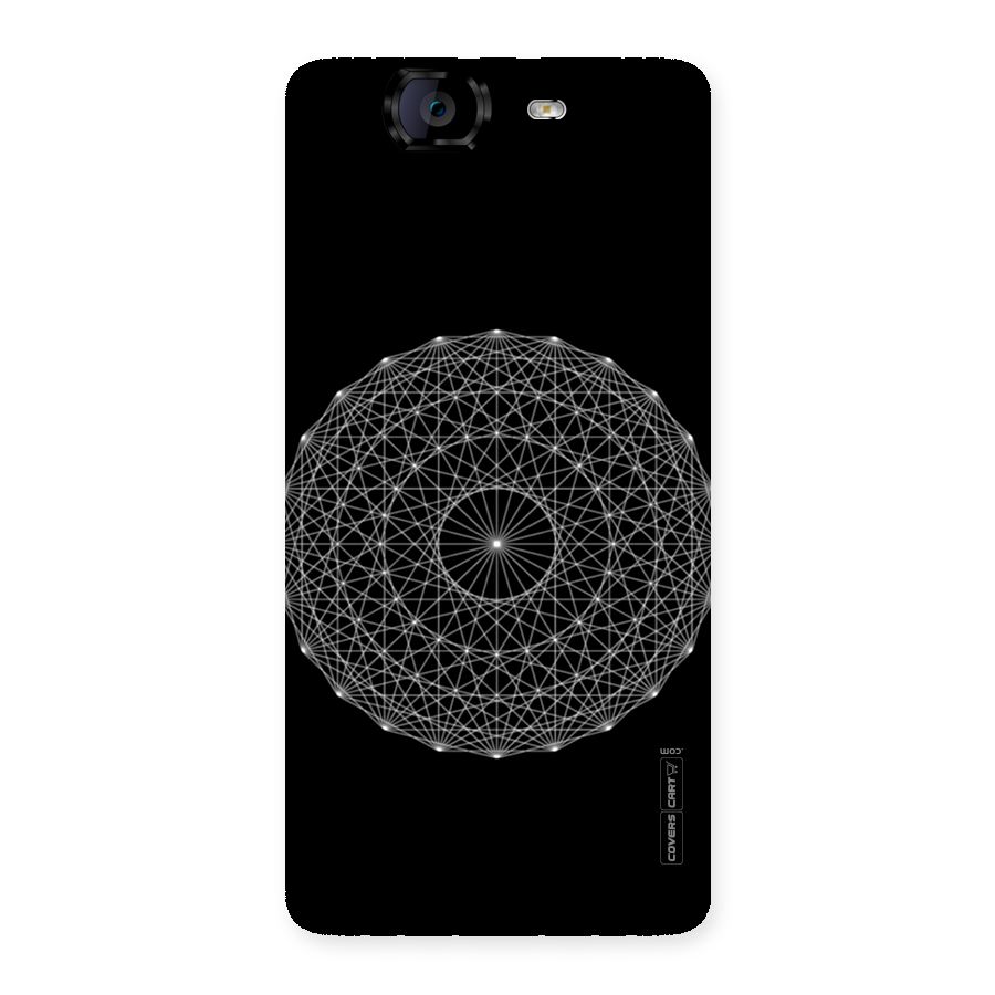 Black Clipart Back Case for Canvas Knight A350