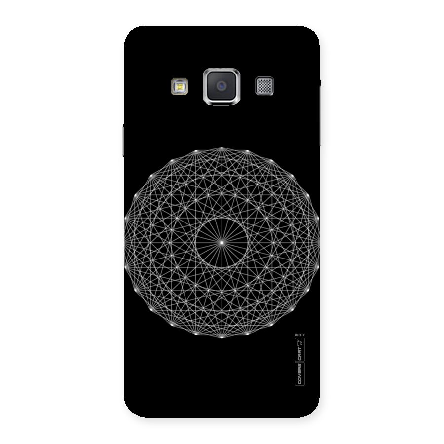 Black Clipart Back Case for Galaxy A3