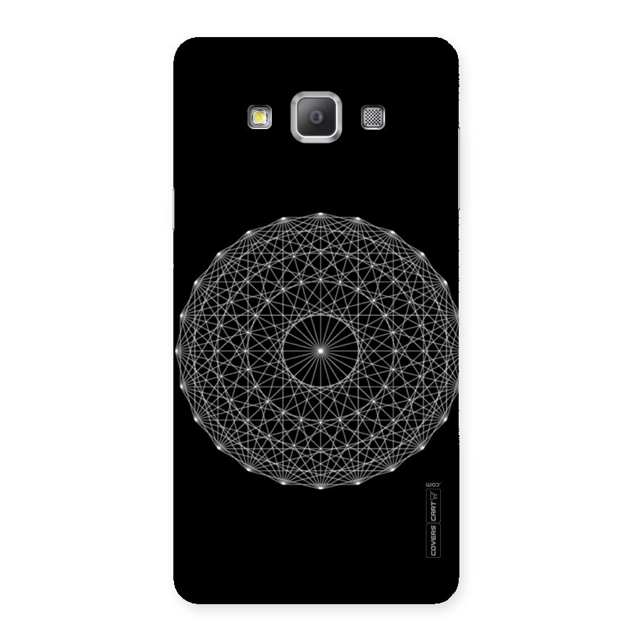 Black Clipart Back Case for Galaxy A7