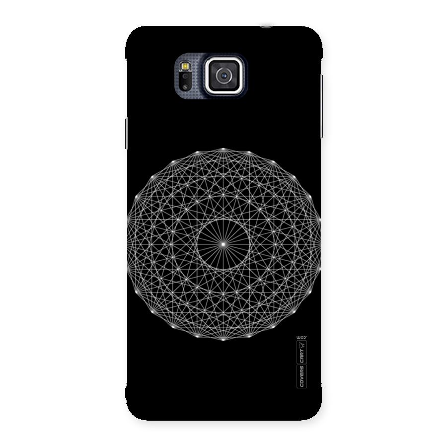 Black Clipart Back Case for Galaxy Alpha