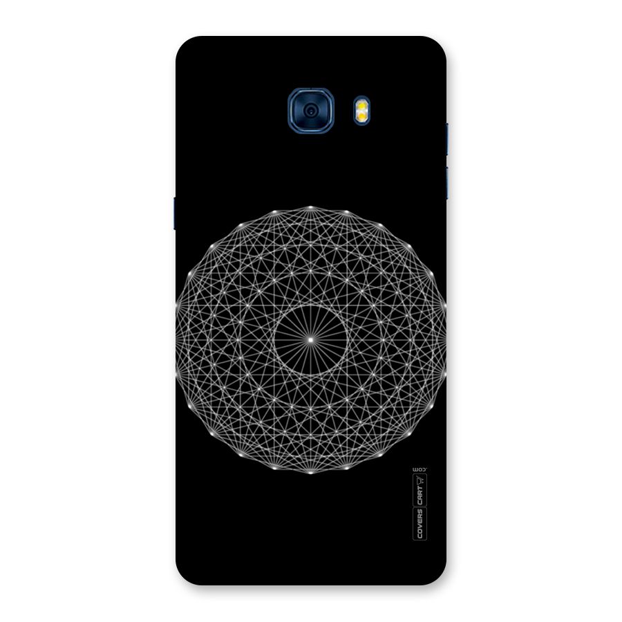 Black Clipart Back Case for Galaxy C7 Pro