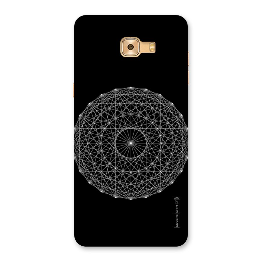 Black Clipart Back Case for Galaxy C9 Pro