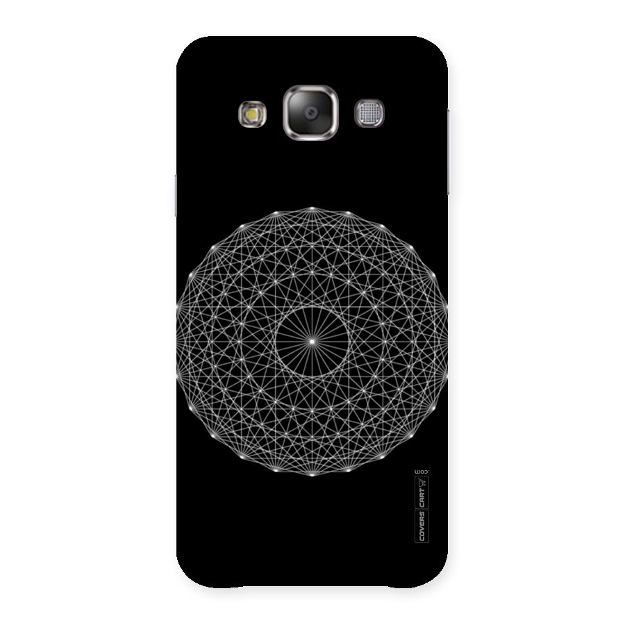 Black Clipart Back Case for Galaxy E7