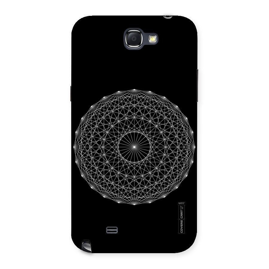 Black Clipart Back Case for Galaxy Note 2