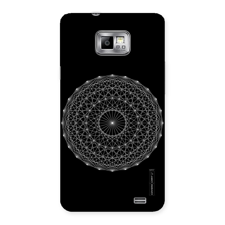 Black Clipart Back Case for Galaxy S2