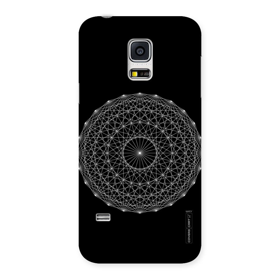 Black Clipart Back Case for Galaxy S5 Mini