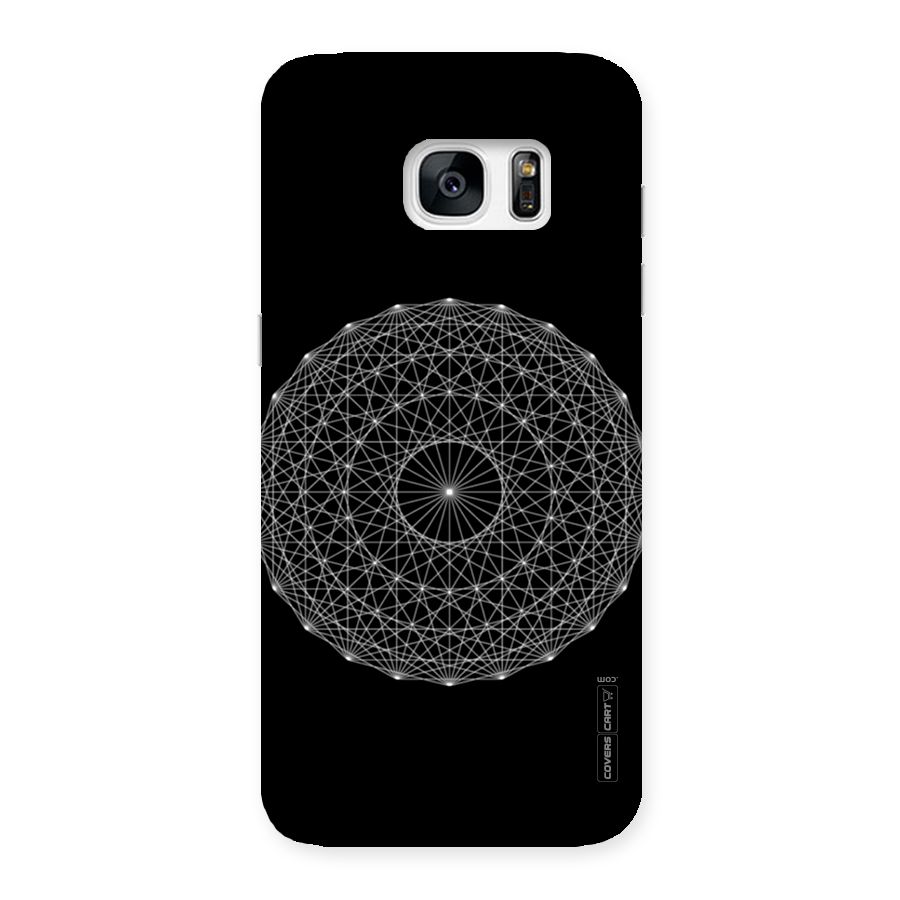Black Clipart Back Case for Galaxy S7 Edge