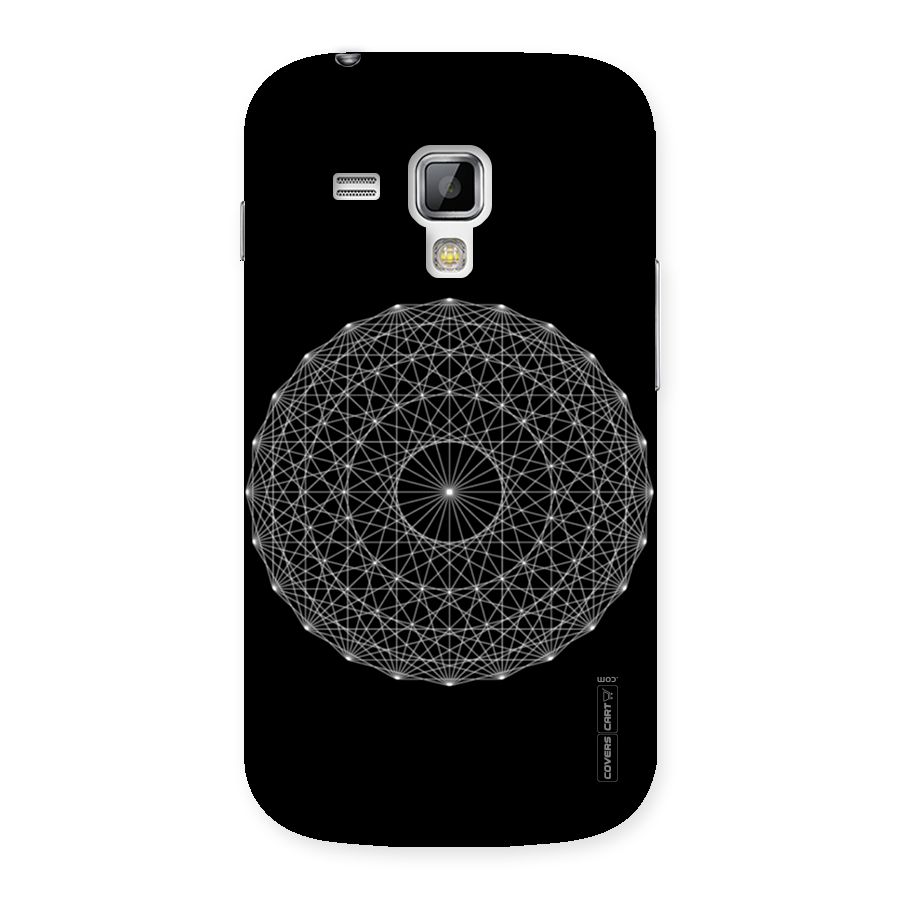 Black Clipart Back Case for Galaxy S Duos
