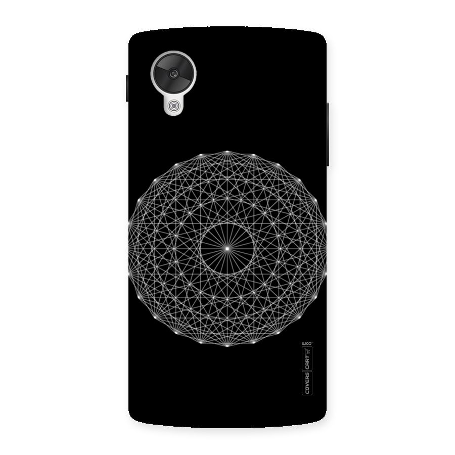 Black Clipart Back Case for Google Nexsus 5