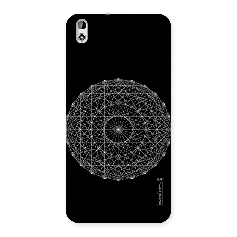 Black Clipart Back Case for HTC Desire 816g