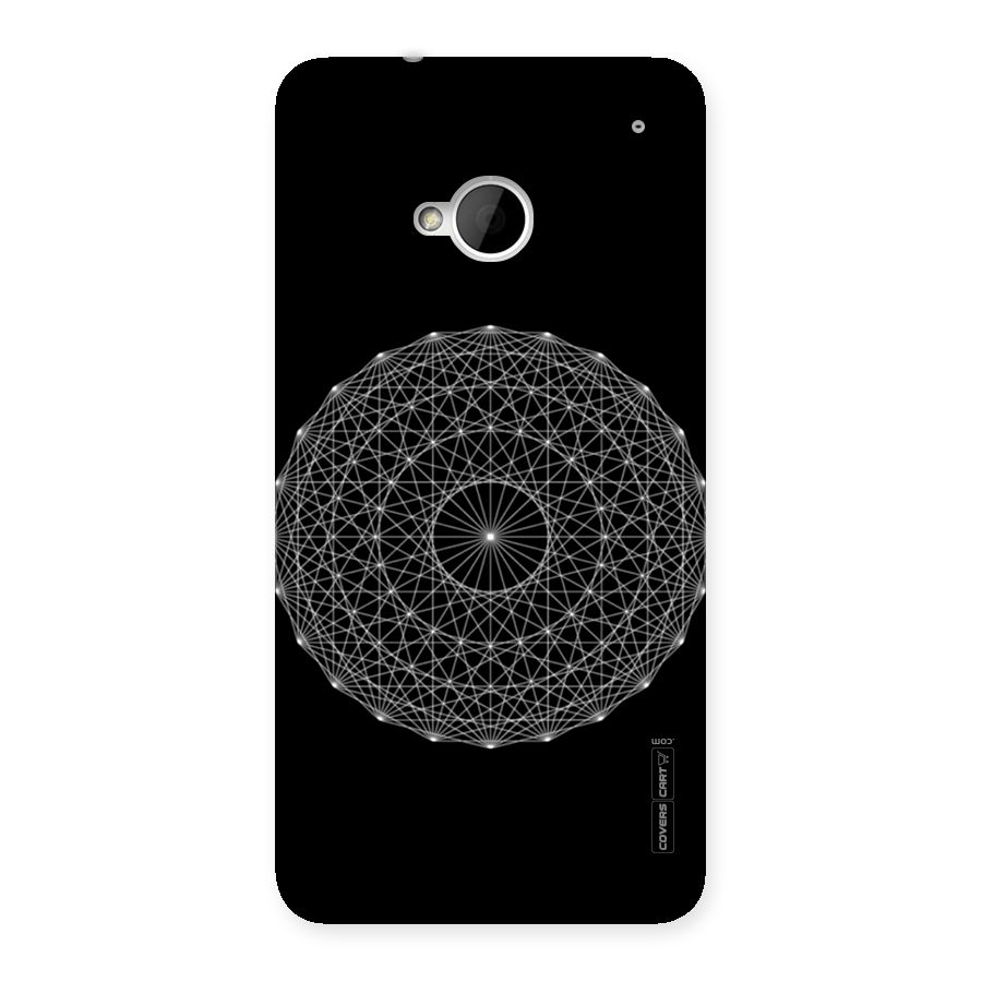 Black Clipart Back Case for HTC One M7