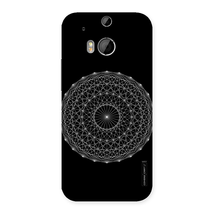 Black Clipart Back Case for HTC One M8
