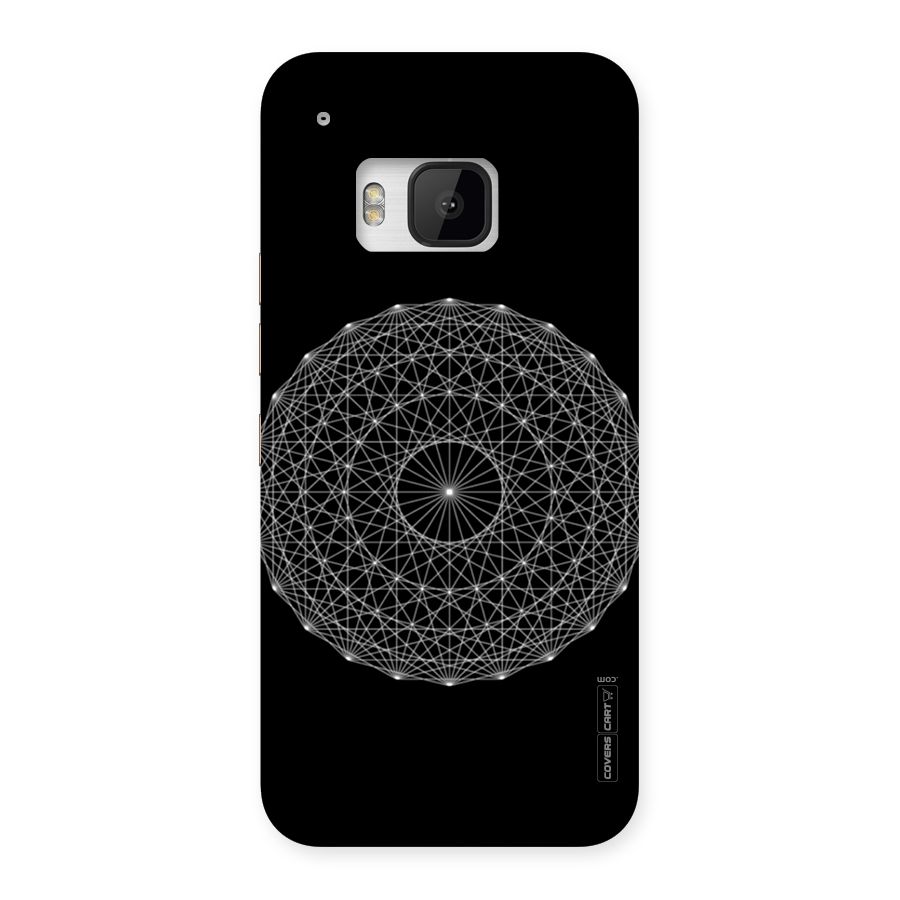 Black Clipart Back Case for HTC One M9