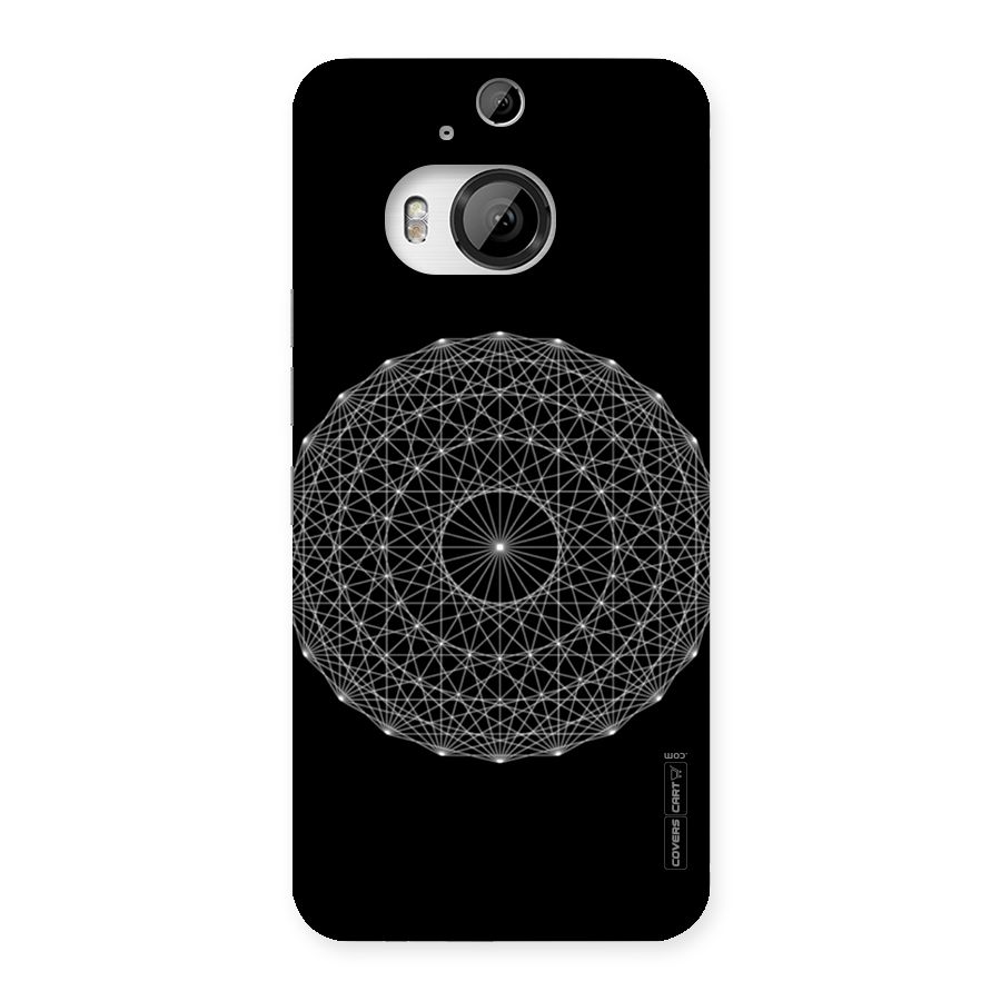 Black Clipart Back Case for HTC One M9 Plus